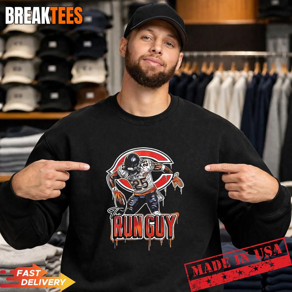 Kyle Monangai The Run Guy Chicago Bears Football T-Shirt