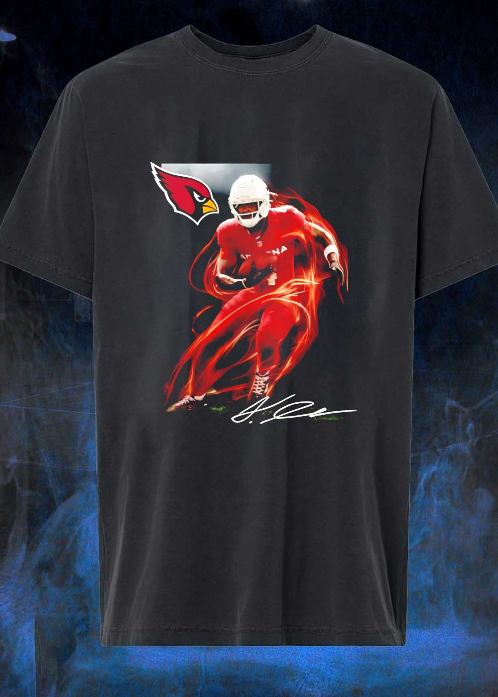 Kyler Murray Arizona Cardinals Running Football Player Signature T-Shirt