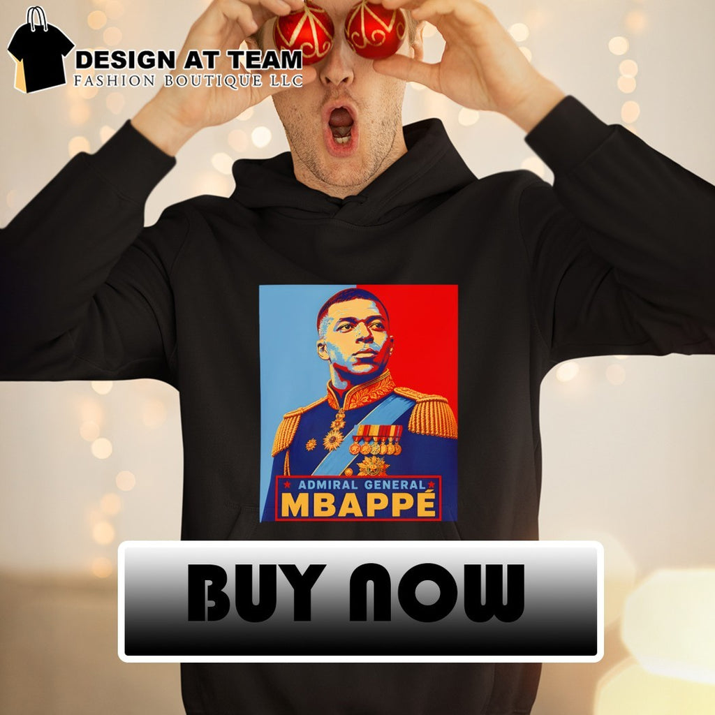 Kylian Mbappe Admiral General Propaganda Style Football Graphic shirt
