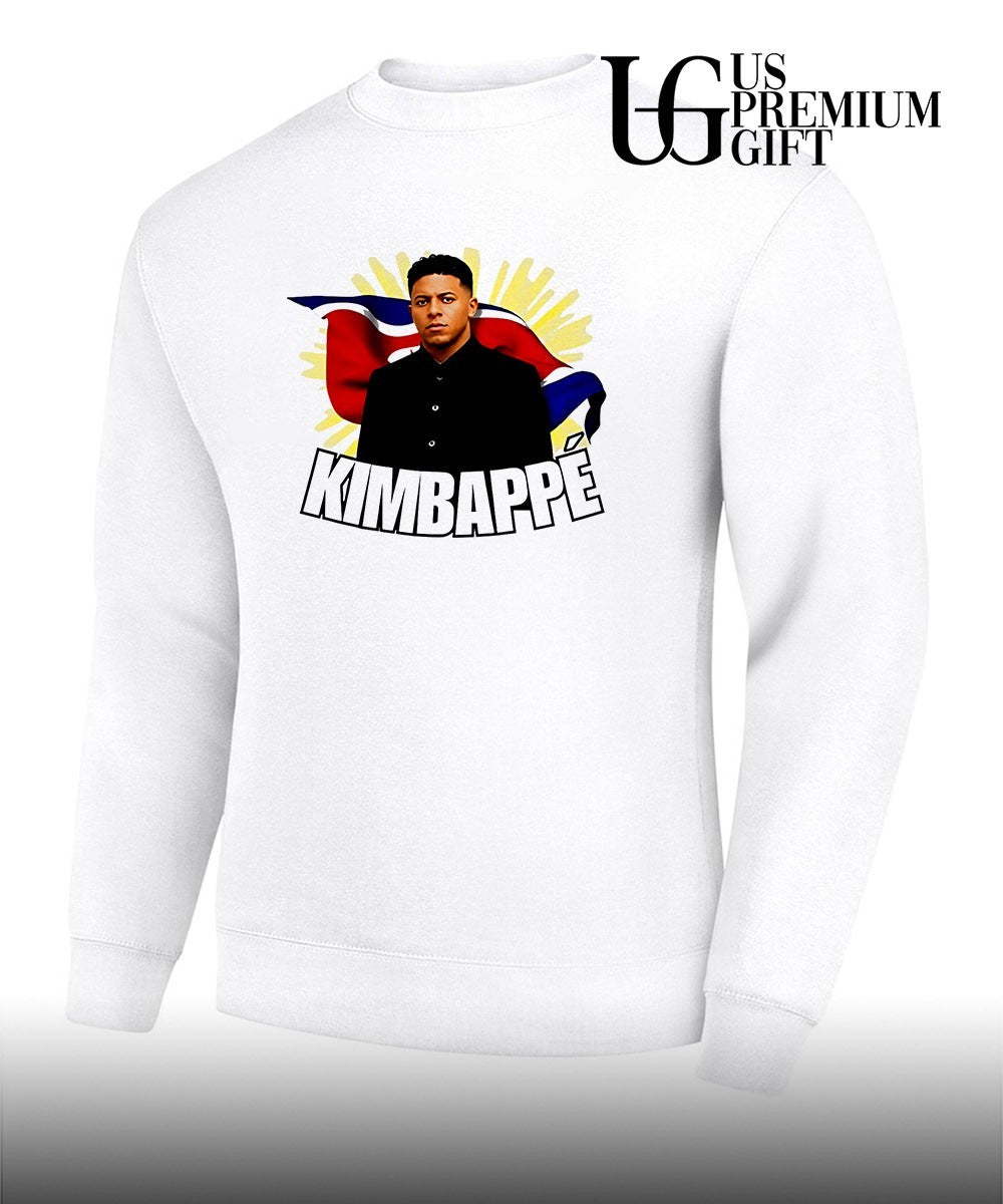 Kylian Mbappe Kim Jong Un North Korea Political Kimbappe mashup shirt