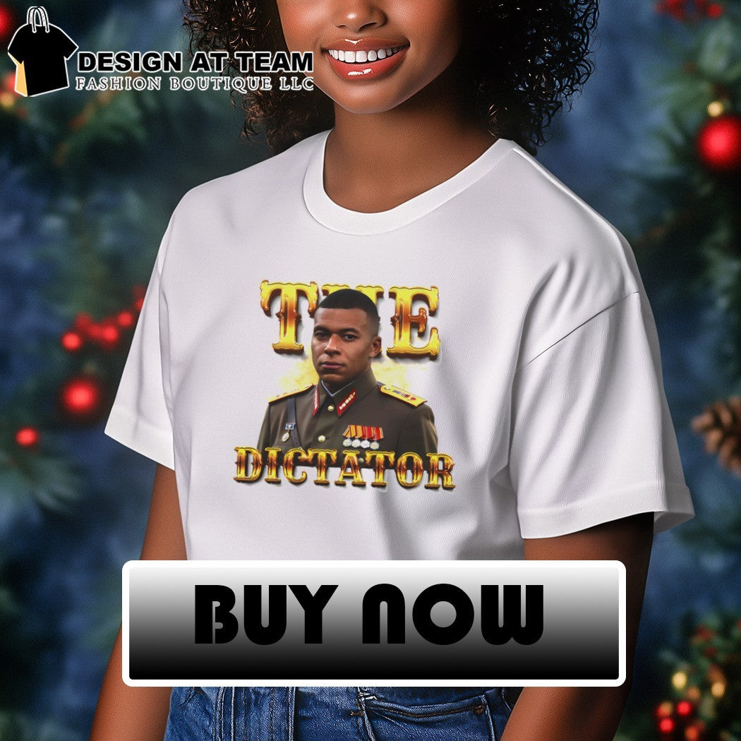 Kylian Mbappe The Dictator Bootleg Retro 90s Soccer Graphic shirt