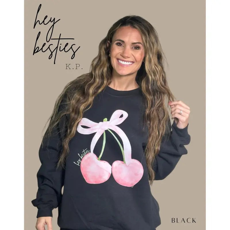 Kylie Pitts HEY BESTIES Sweatshirt, Kylie Pitts HEY BESTIES Sweatshirt best selling 2024, Kylie Pitts HEY BESTIES...