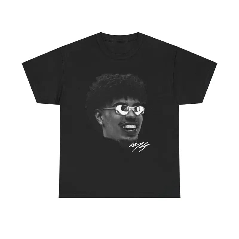 LAMELO BIG HEAD Shirt, Menswear Oversized Tee, Streetwear Casual Classic Cotton Shortsleeve Hoodie, Sweatshirt