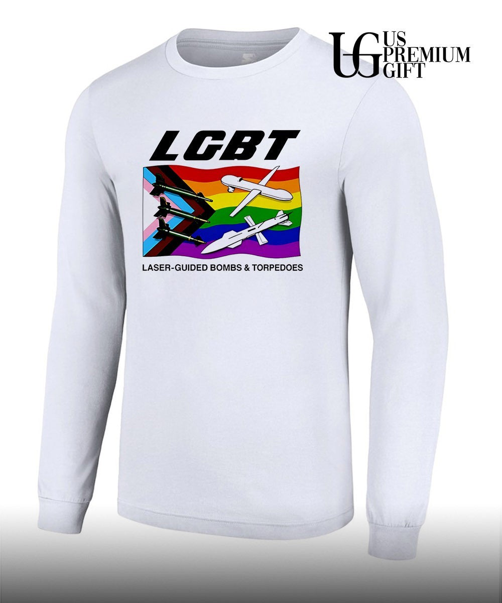 LGBT Laser Guided Bombs and Torpedoes flag shirt