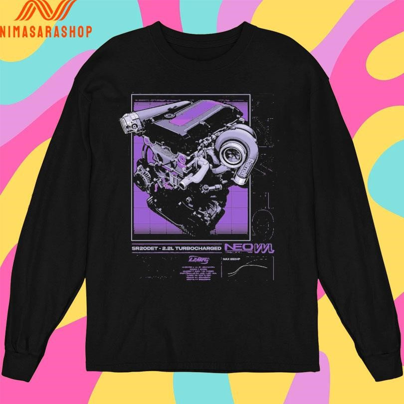 LZMFG Sr20det Turbocharged Neo Shirts