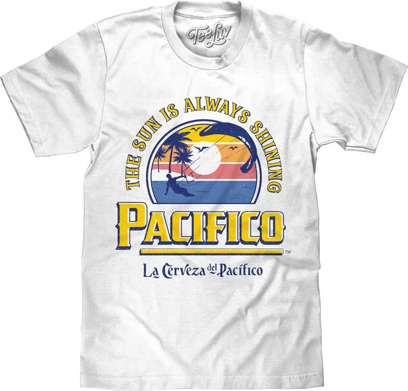 La Cerveza Del Pacifico Beer T-Shirt - White Hoodie, Sweatshirt | UrbanDripWear.com