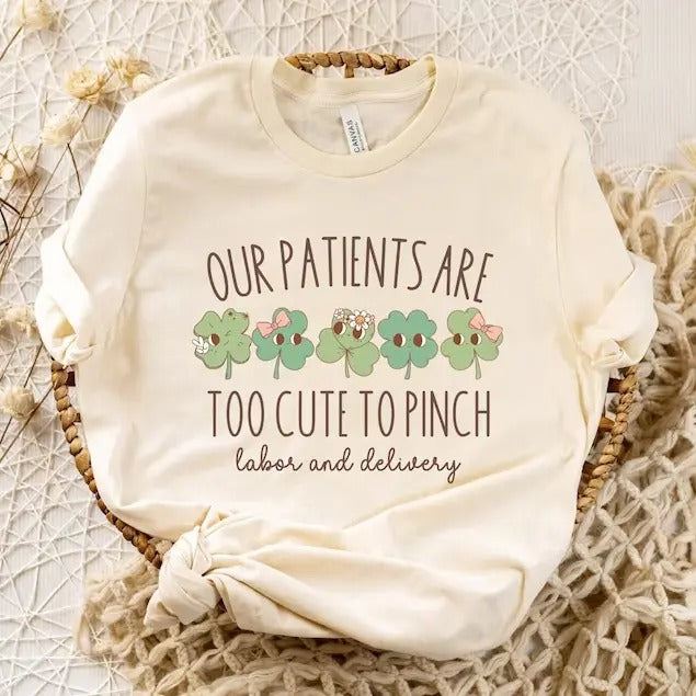 Labor and Delivery Nurse Saint Patricks Day Hoodie and Sweater; T-shirt Sweatshirt | UrbanDripWear.com