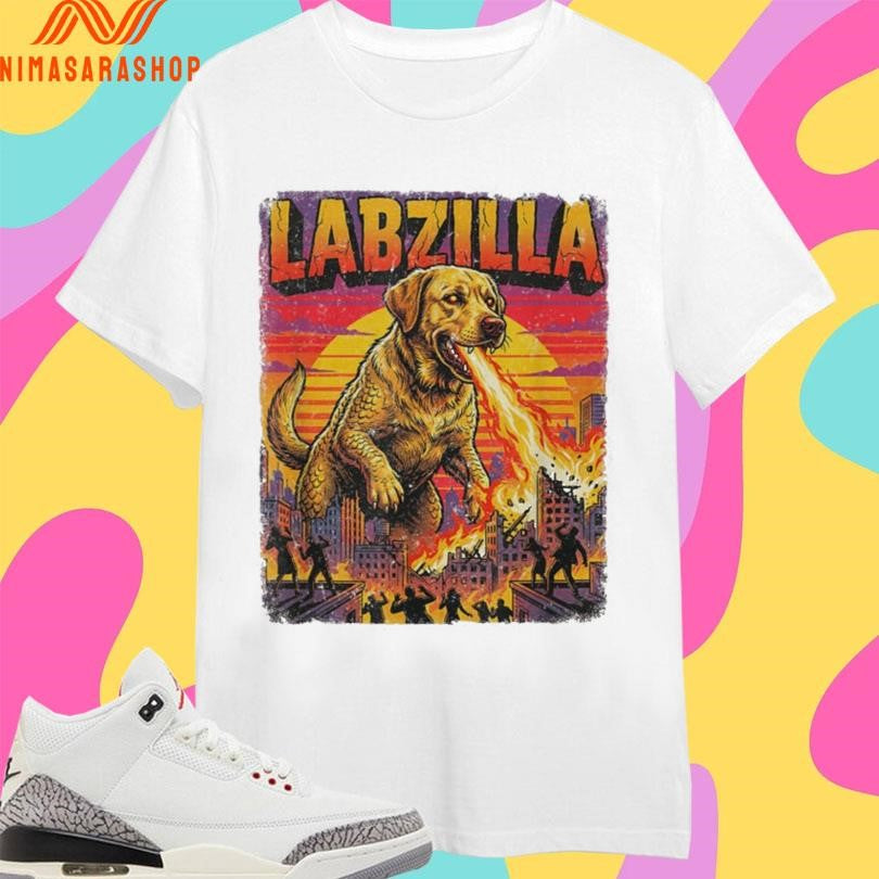 Labzilla Retro Kaiju Dog Shirts