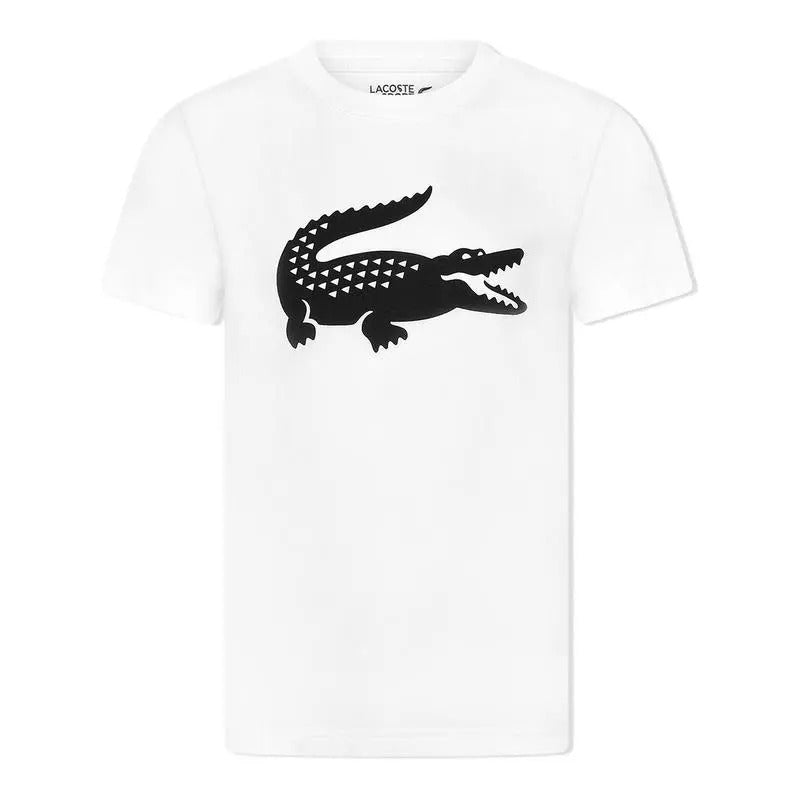 Lacoste Logo Print Crew-neck T-shirt Hoodie, Sweatshirt | UrbanDripWear.com
