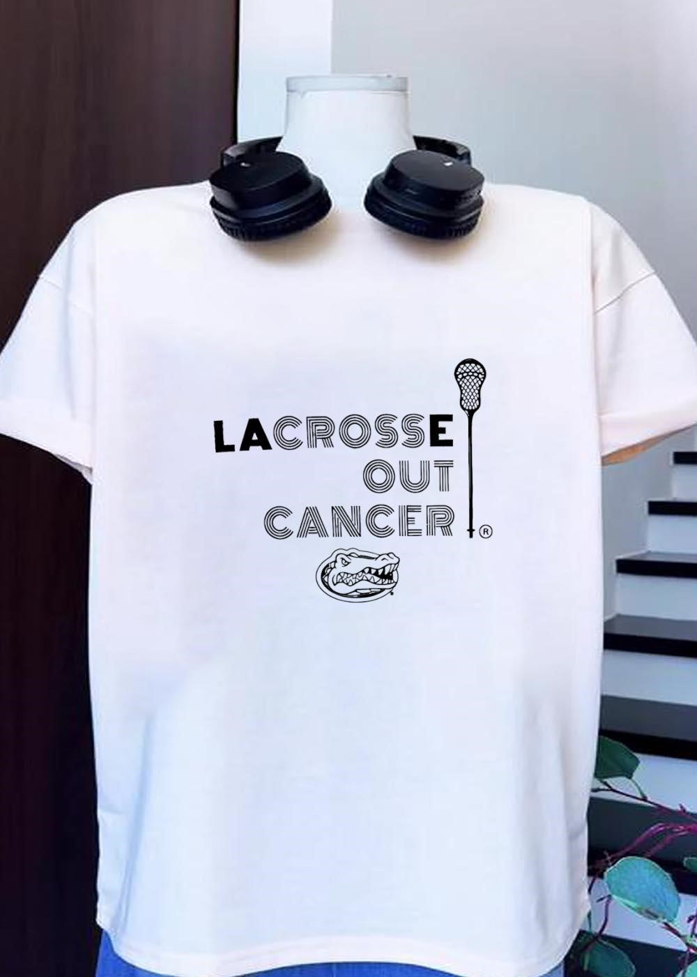 Lacrosse Out Cancer Florida Gators T-Shirt