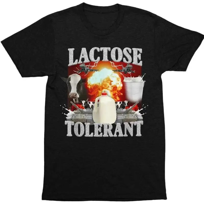Lactose Tolerant T-Shirt Menswear Top Underwear Tshirt Streetwear Tropical Hoodie, Sweatshirt | UrbanDripWear.com