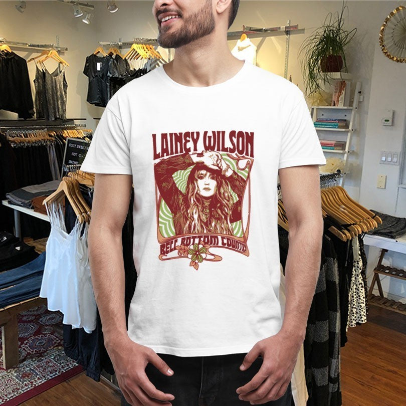 Lainey Wilson Bell Bottom Country Peach Shirts