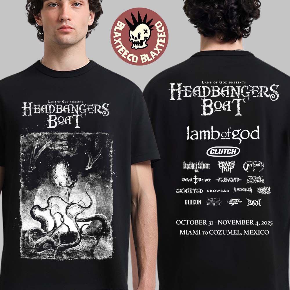 Lamb Of God Headbangers Boat Cruise Collection 2025 HiCon Lineup T-Shirt