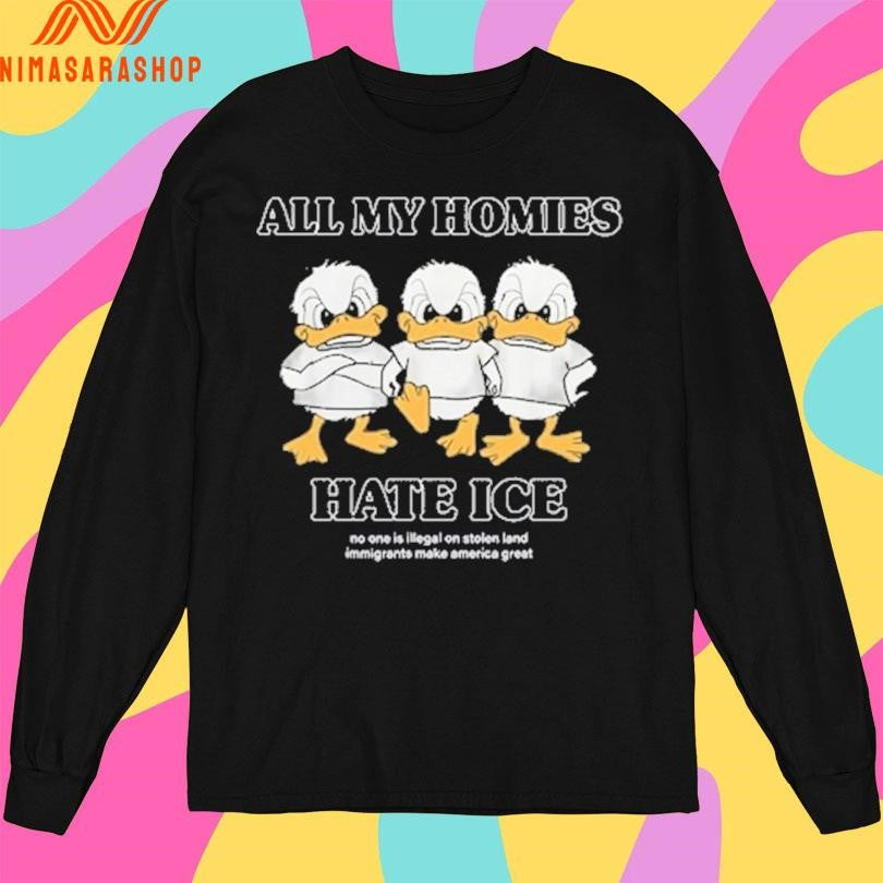 Larry Nance Jr All My Homies Hate Ice No One Is Illegal On Stolen Land Immigrants Make America Great Shirts