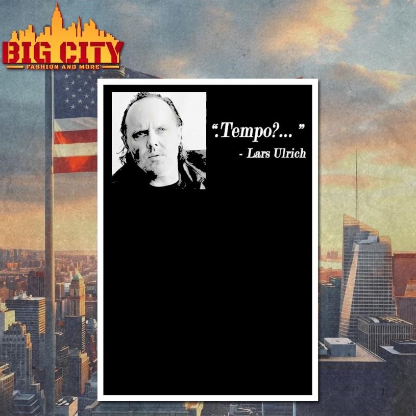 Lars Ulrich Tempo Photo Shirt