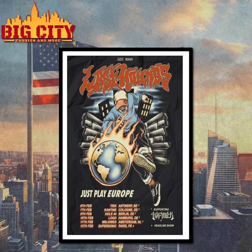 Last Hounds Europe Tour 2026 Poster Shirt