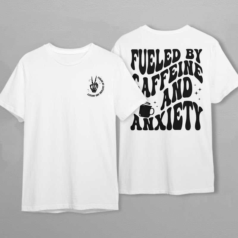 Latarshia Grant Store Fueled by Caffeine and Anxiety Everyday Wear T-Shirt  Top Womenswear Hoodie, Sweatshirt