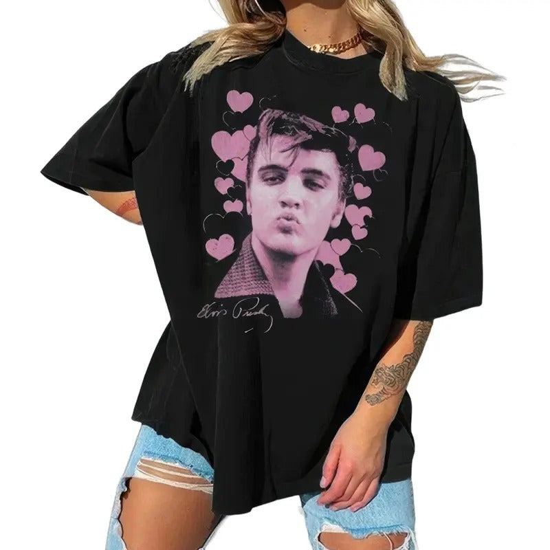Latest 2022 Elvis Presley Graceland T-Shirt Collection Elvis Smooches & More Hoodie, Sweatshirt | UrbanDripWear.com