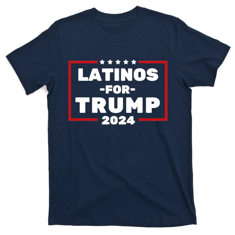 Latinos For Trump 2024 Usa Proud Latino T-Shirt Shortsleeve Menswear Top Tshirt Round Neck Hoodie, Sweatshirt