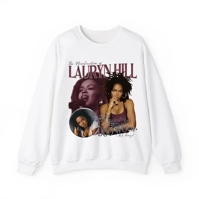 Lauryn Hill T-Shirt Match Burgundy Shirt Music T-shirt Hoodie, Sweatshirt | UrbanDripWear.com