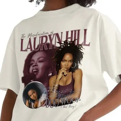 Lauryn Hill T-Shirt Match Burgundy Shirt Music T-shirtstyle{n002}2 Hoodie, Sweatshirt | UrbanDripWear.com
