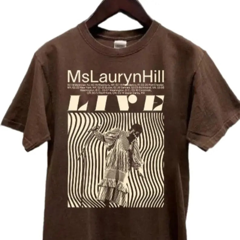 Lauryn World Tour Shirt, Live on tour The Miseducation, Lauryn Music Tshirt, Lauryn Concert Shirt, Gift for Fans Hoodie,...