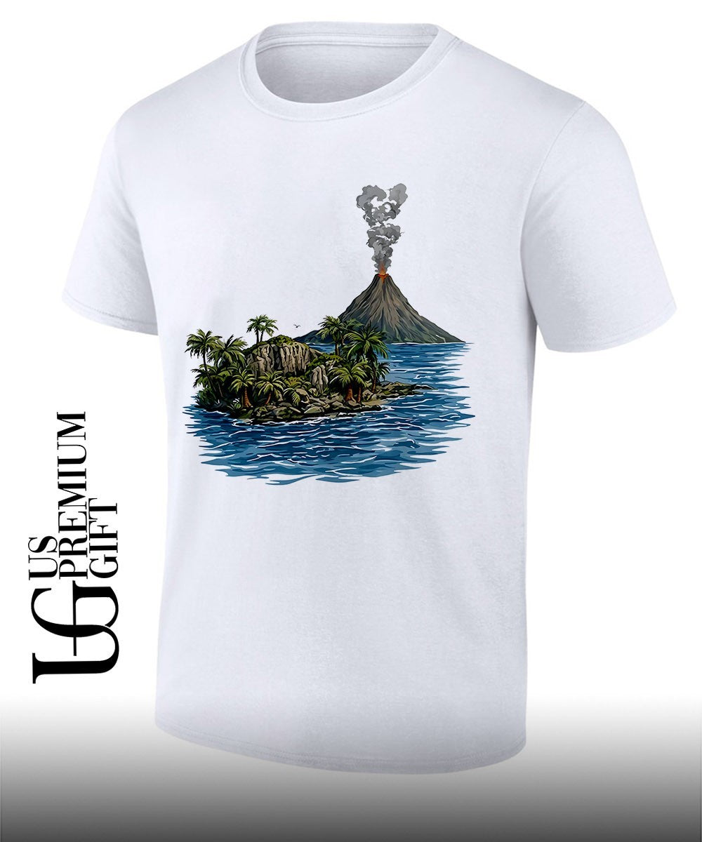 Lava Flow Volcano Tropical Island shirt