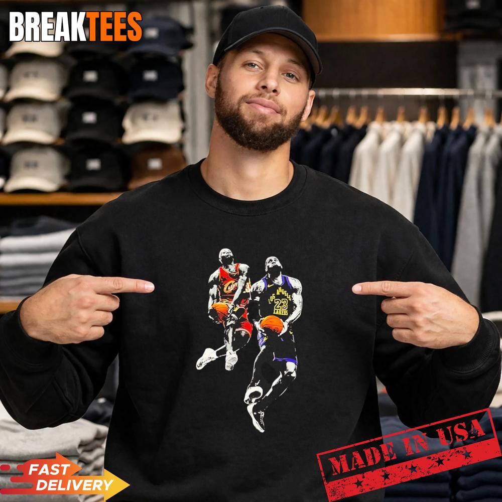 LeBron James Los Angeles Lakers graphic T-Shirt
