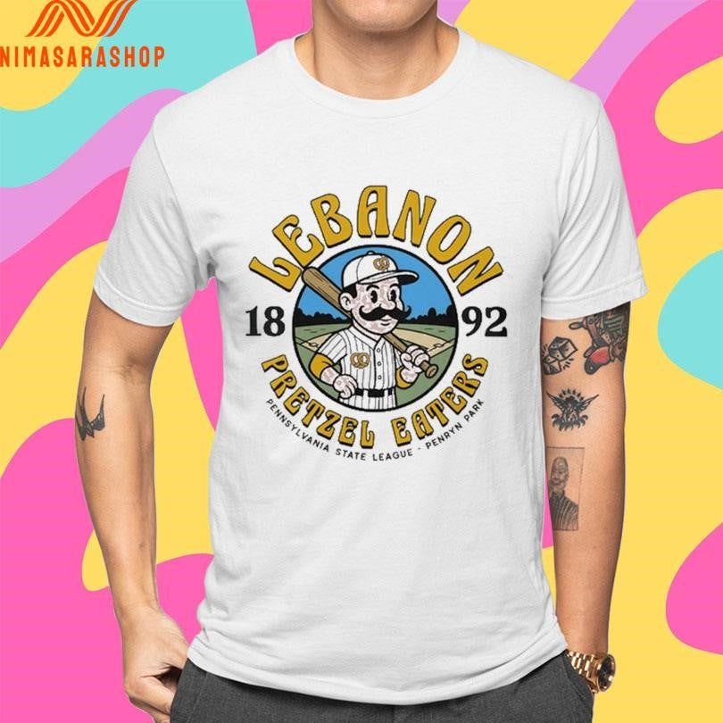 Lebanon Pretzel Eaters Baseball Pennsylvania State League Penryn Park 1892 Shirts
