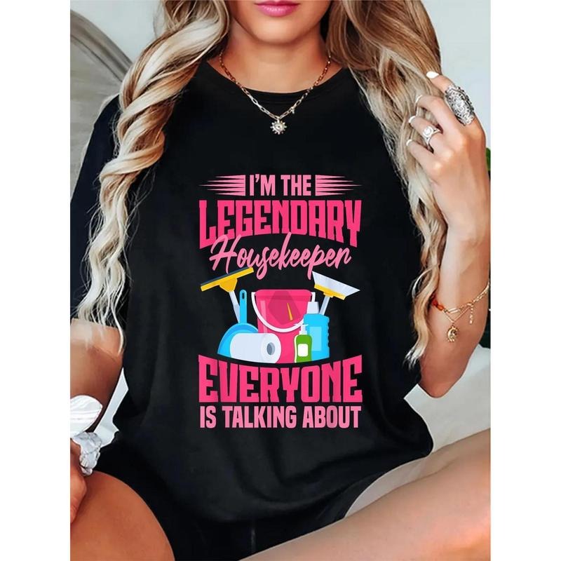 Legendary Housekeeper Graphic T-Shirt