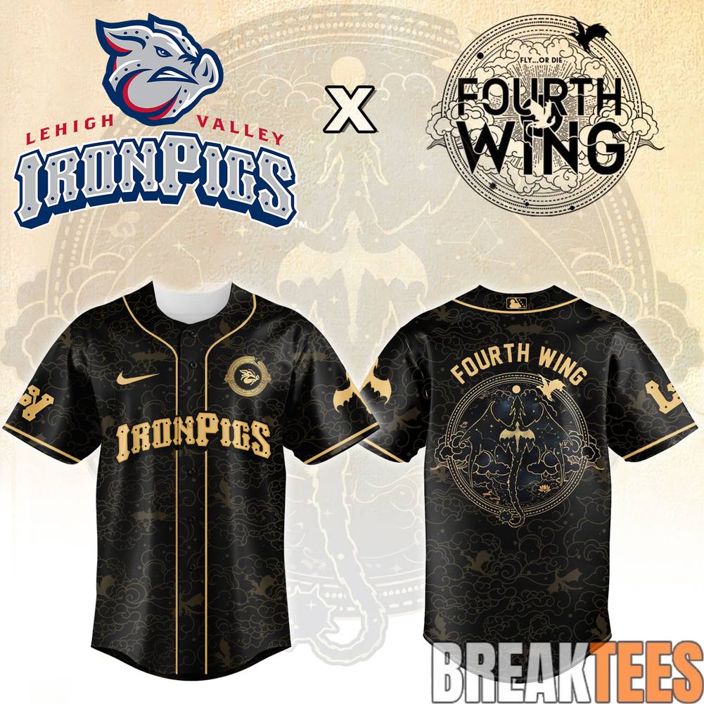 Lehigh Valley IronPigs x Fourth Wing Special Baseball Jersey