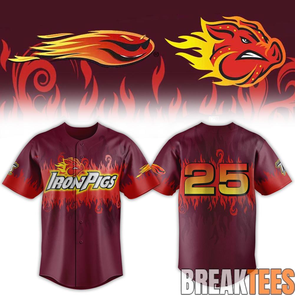 Lehigh Valley IronPigs x Hot Tamales Jersey