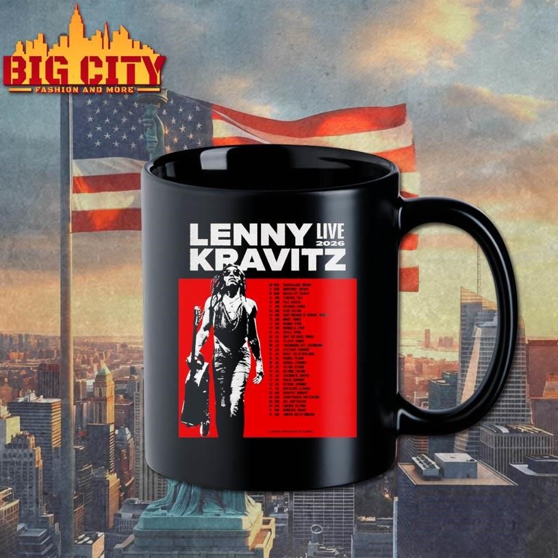 Lenny Kravitz Live 2026 Tour Schedule Venue Tour Dates Shirt