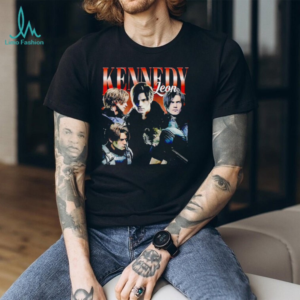 Leon S. Kennedy Resident Evil Vintage 90s Bootleg Style Anime T shirt