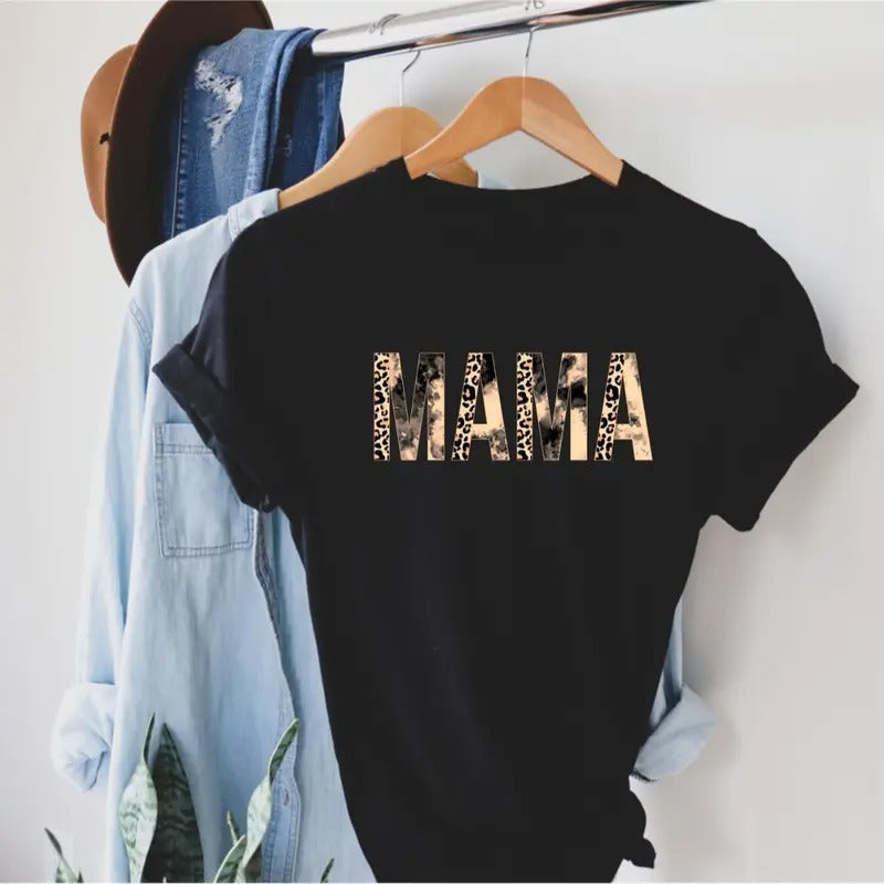 Leopard Mama Shirt, Mama Tee, Leopard Print, Leopard Mama Shirt, Gifts for Mom, Mom Tee Hoodie, Sweatshirt