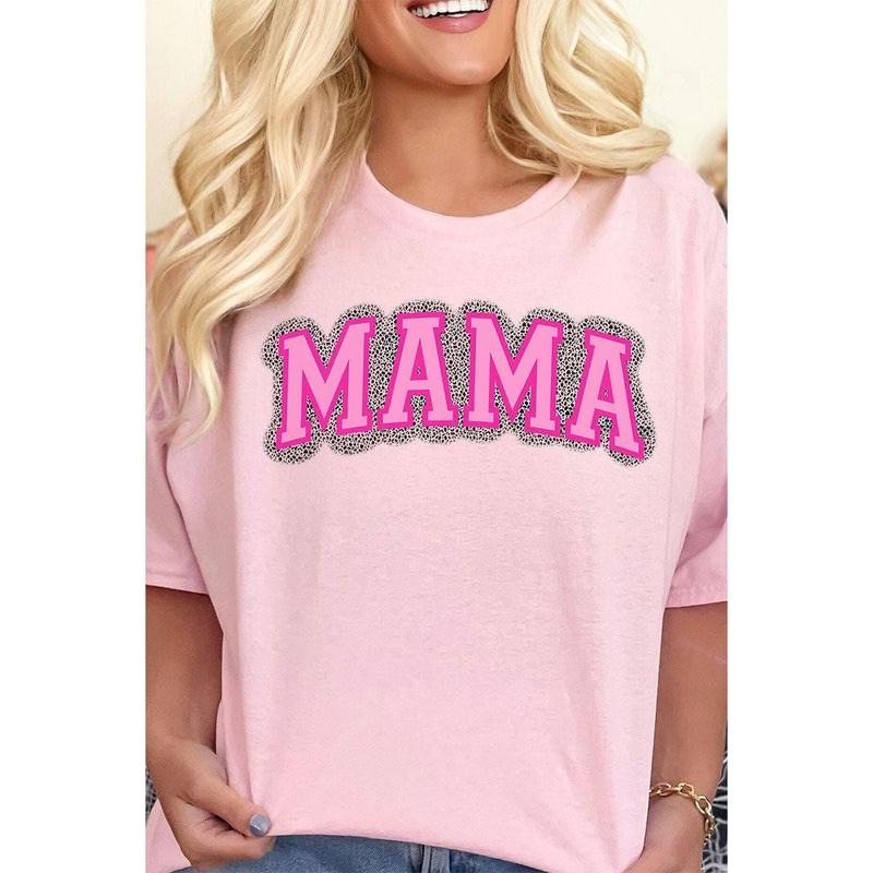 Leopard Splatter Mama Short Sleeve Relaxed Fit T-Shirt Hoodie, Sweatshirt | UrbanDripWear.com