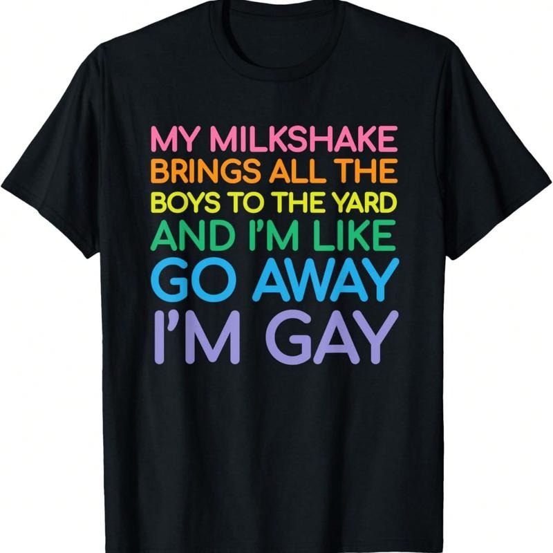 Lesbian Flag Gay Pride Rainbow LGBT Funny Queer My Milkshake T-Shirt Hoodie, Sweatshirt | UrbanDripWear.com