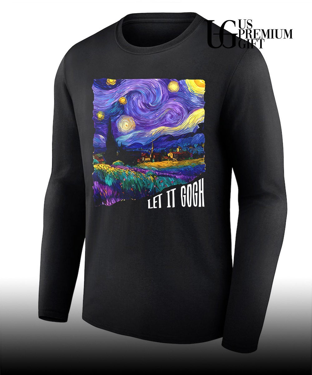 Let It Van Gogh picture shirt