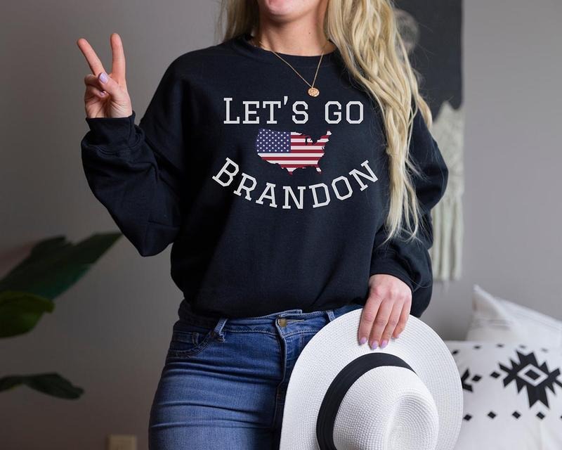 Let S Go Brandon Sweatshirt Chant Shirt Fjb Biden Funny Conservative Meme Patriot Shirt Hoodie | UrbanDripWear.com