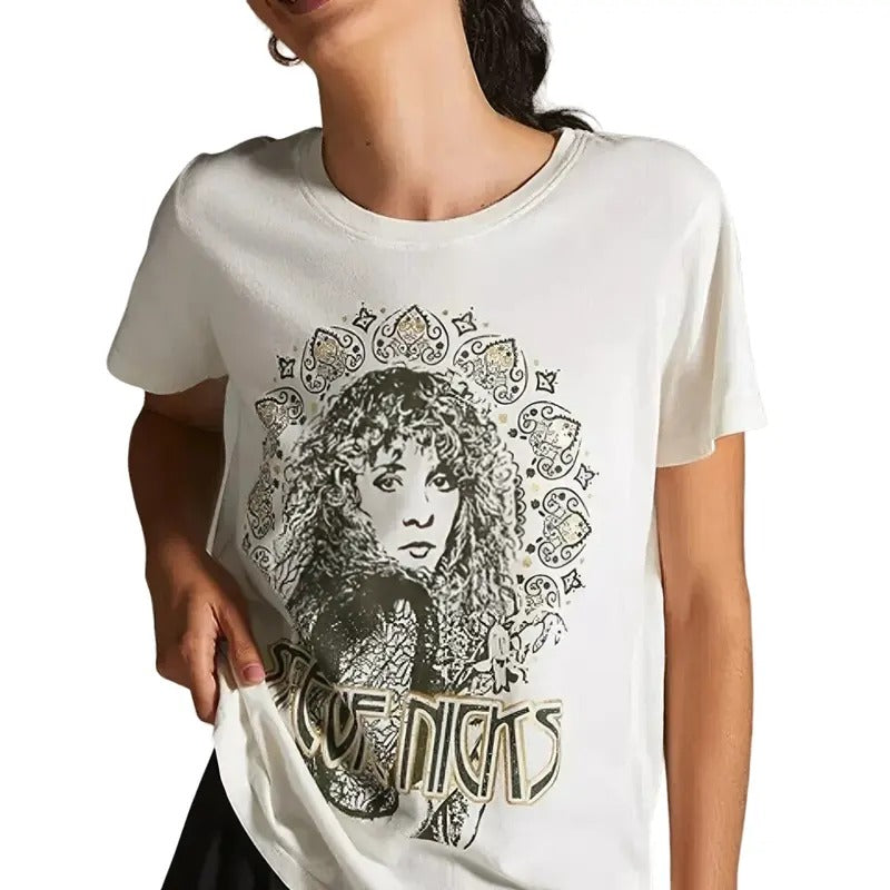 LetLuv Anthropologie Stevie Nicks Retro-Style T-Shirt Collection Hoodie, Sweatshirt | UrbanDripWear.com