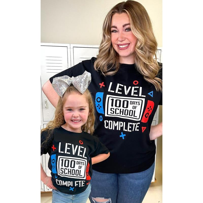 Level Complete 100 Day Graphic T-Shirt Hoodie, Sweatshirt | UrbanDripWear.com