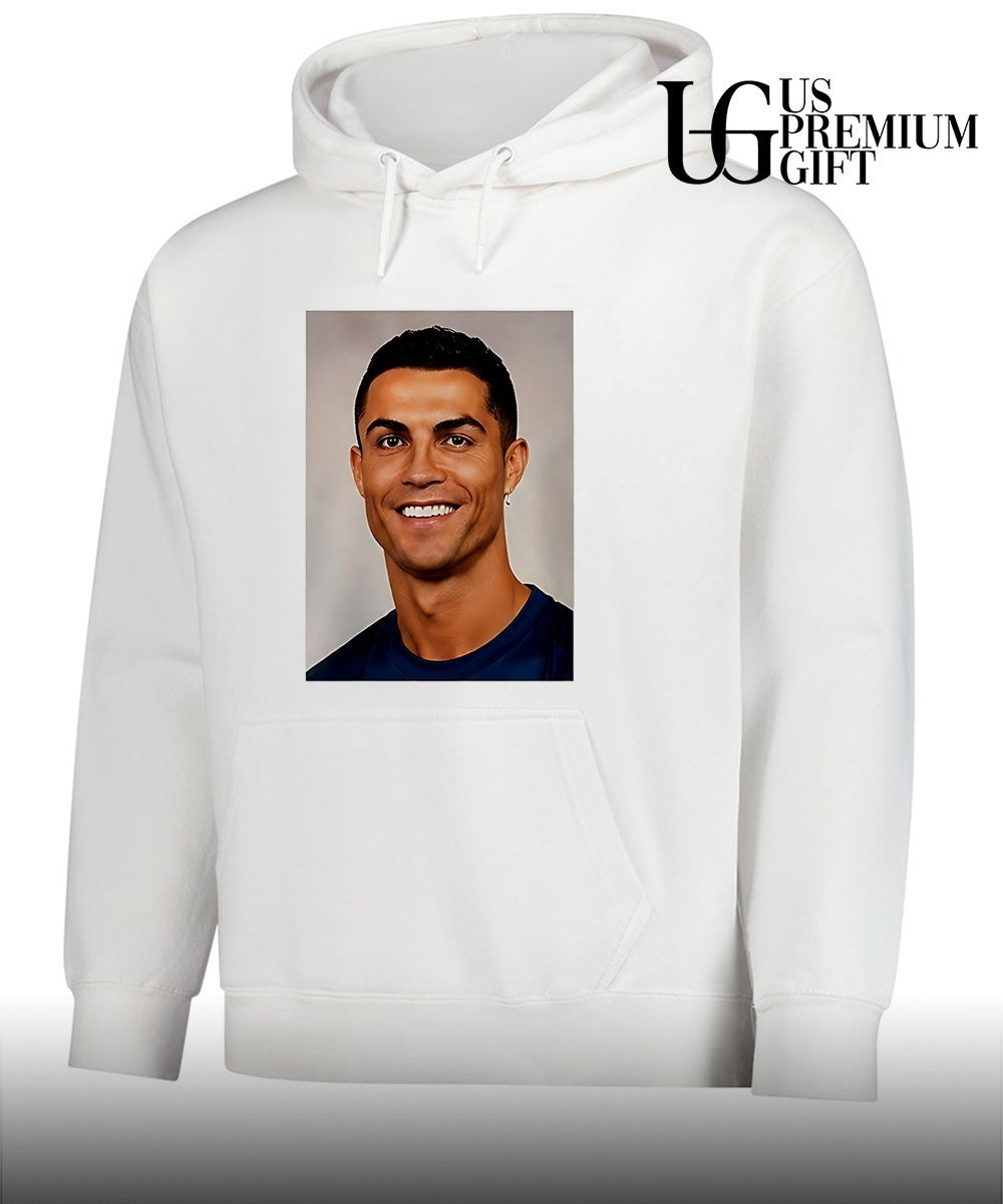 Lewis Hamilton wearing Ronaldo Cr7 portrait shirt