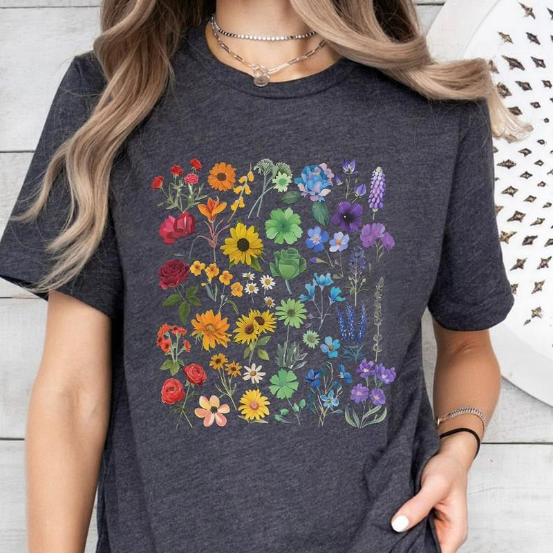 Lgbt Pride Wildflowers Shirt, Gay Pride Shirt, Pride Month Shirt, Gay Lesbian Tran Gift, Lgbt Shirt Hoodie, Sweatshirt