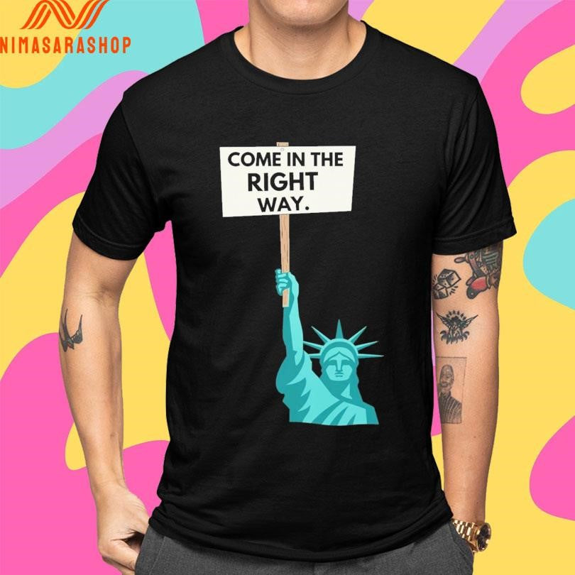 Liberties Support Ice Come In The Right Way Shirts