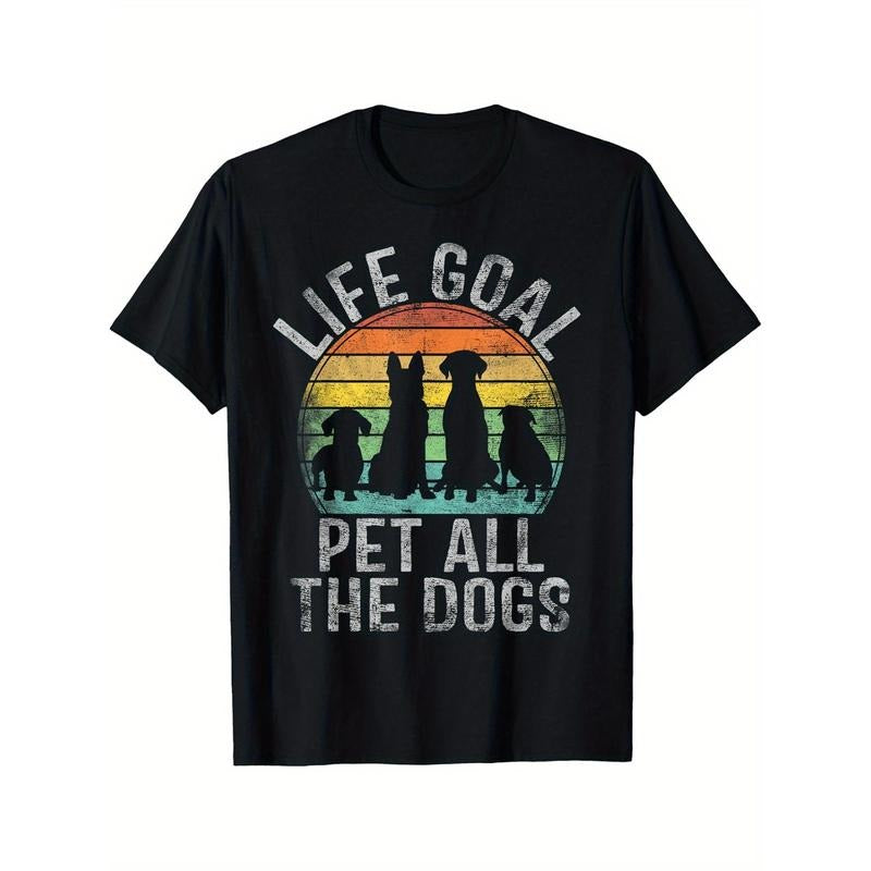 Life Goal Pet All The Dogs Shirt For Women Kids Funny Dog T-Shirt made in usa Hoodie, Sweatshirt | UrbanDripWear.com
