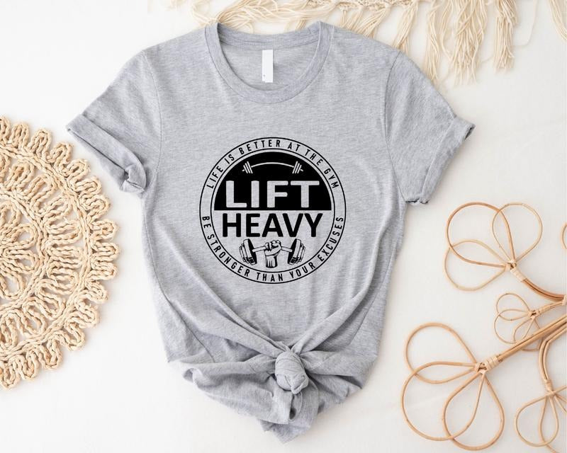 Life Is Better At The Gym T-Shirt, Lift Heavy Shirt, Unisex Fitness Gift Tee, Gym Lover Man Shirt. Hoodie, Sweatshirt