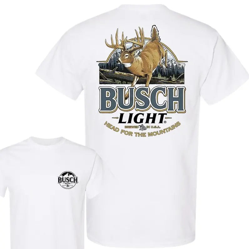 Limited Busch Light Deer Label Double Side Shirt - For Men, For Women Menswear Top Hoodie, Sweatshirt | UrbanDripWear.com