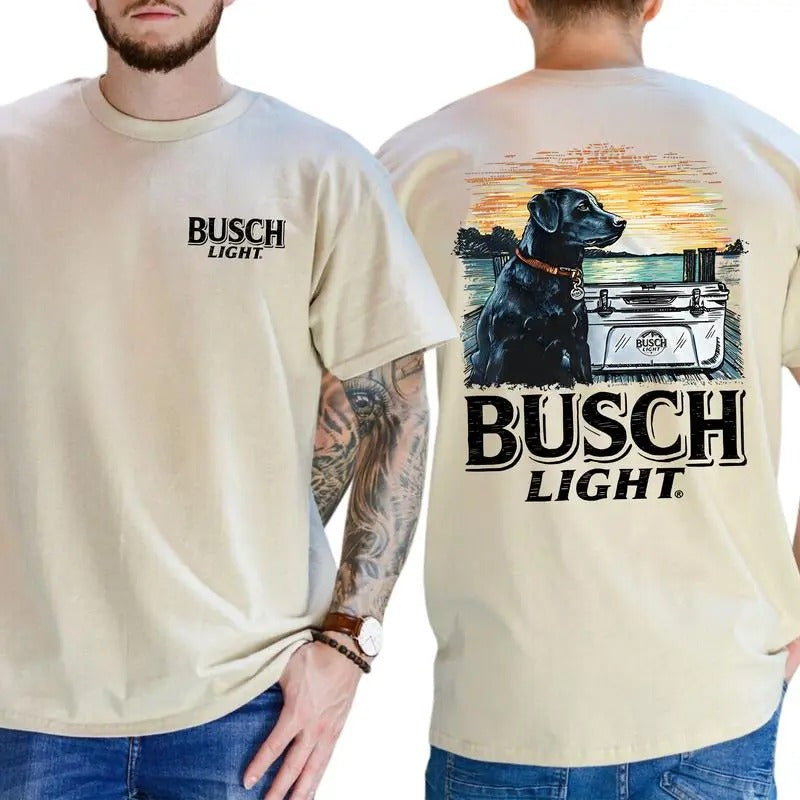 Limited Busch Light Men Best Friend 2-sided Shirt, Gift For Men, Classic, Menswear Hoodie, Sweatshirt | UrbanDripWear.com