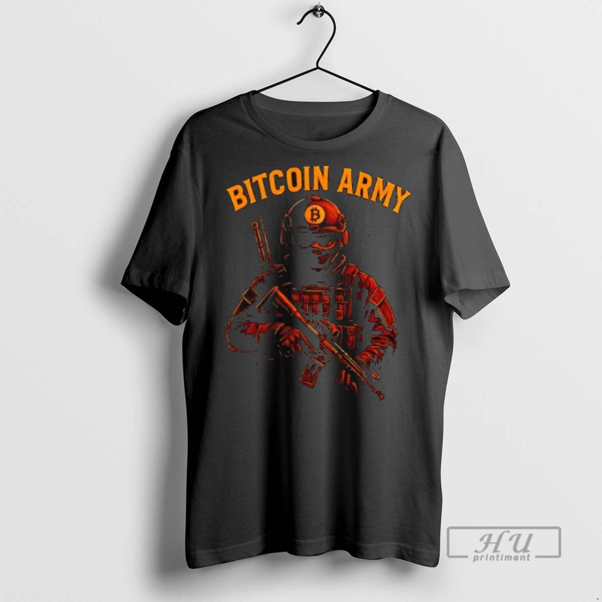 Limited Edition Bitcoin Army Operator Graphic Graphic Tee Shirt Sweatshirt Hoodies