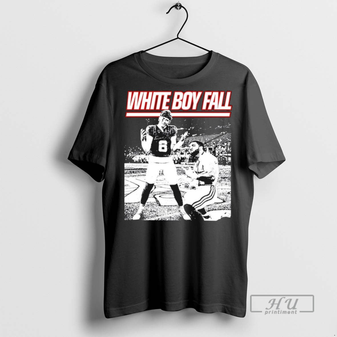 Limited Edition Giants Jaxson Dart And Cam Skattebo White Boy Fall Graphic Tee Shirt